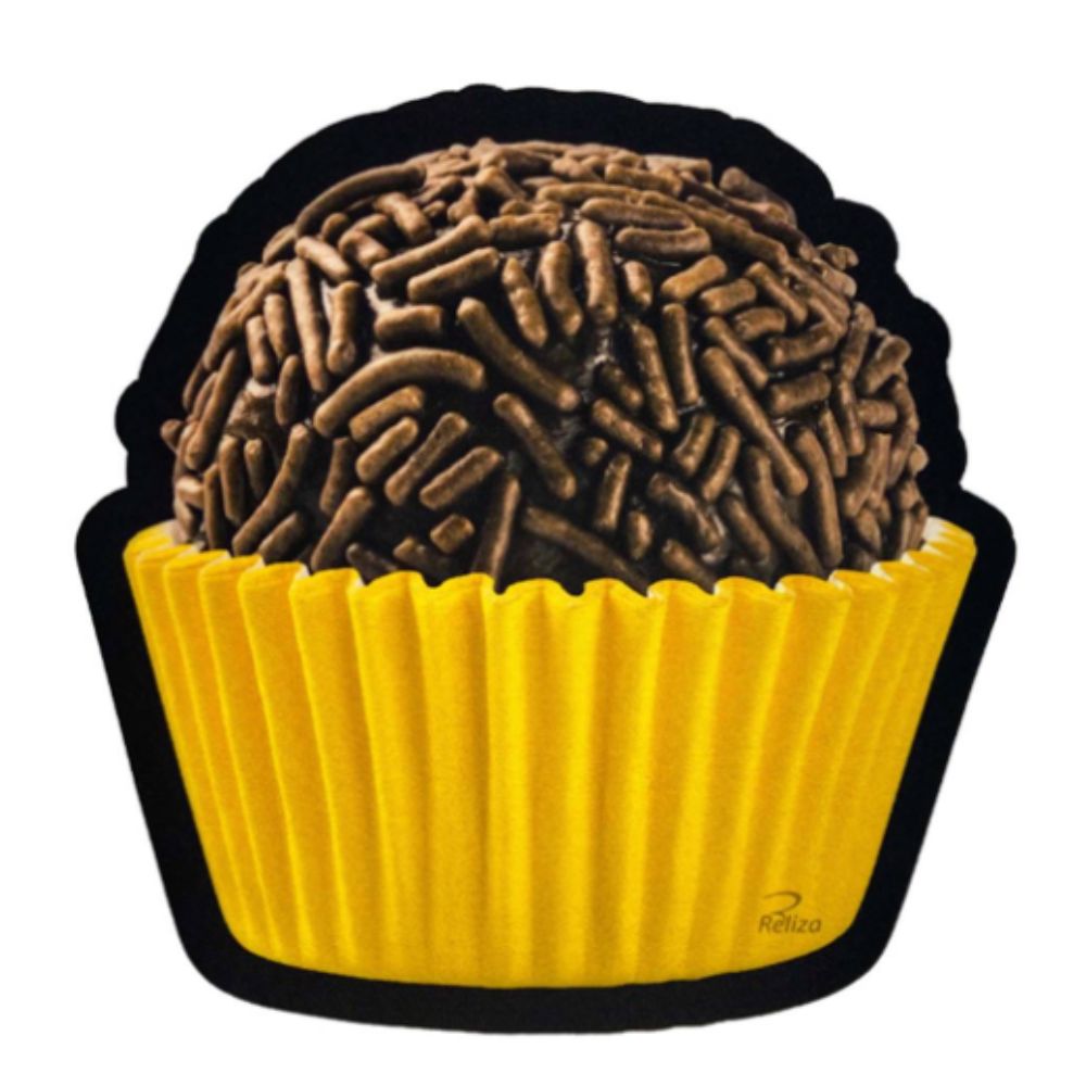 Mousepad Imã Decorativo em Neoprene Colorfun Brigadeiro