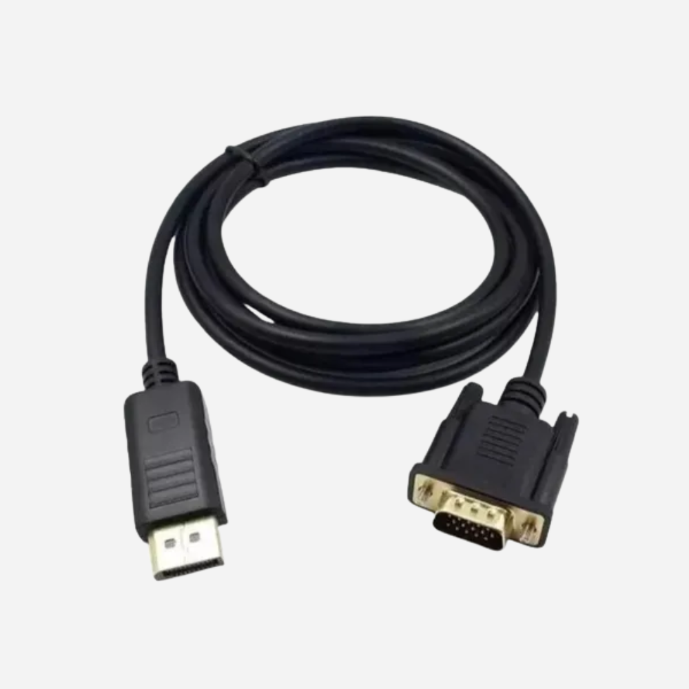 Cabo conversor Displayport Macho para VGA Macho 1,8m